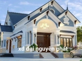 Phối cảnh mẫu nhà mái thái sân vườn  hiện đại